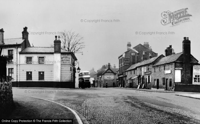 Photo of Harborne, High Street And Green Man Inn 1939