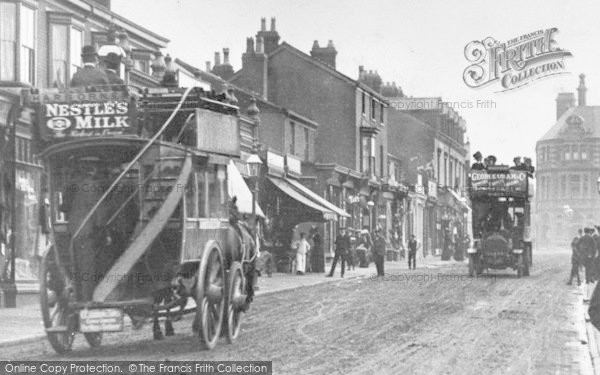 Photo of Harborne, High Street Traffic c.1905