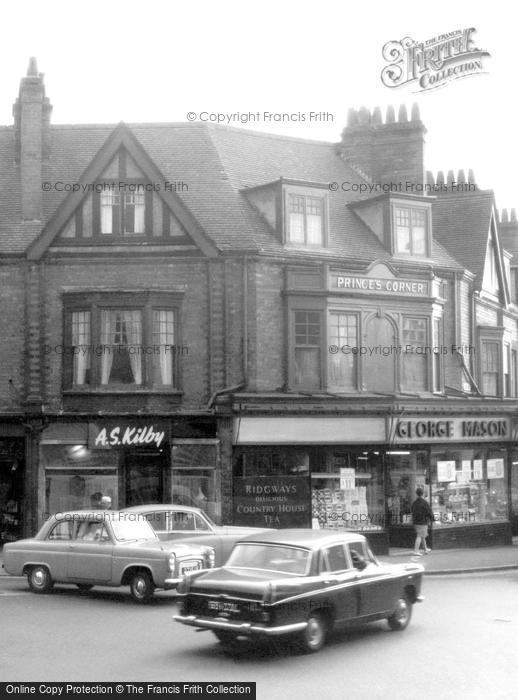 Photo of Harborne, Prince's Corner c.1965