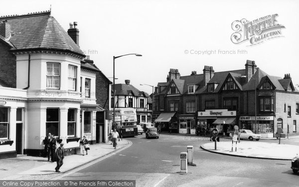 Photo of Harborne, Princes Corner c.1965
