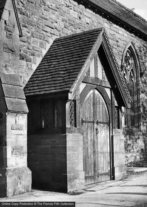 Photo of Harborne, St Peter's Church, South Porch c.1955