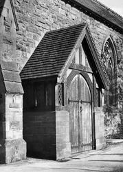 St Peter's Church, South Porch c.1955, Harborne