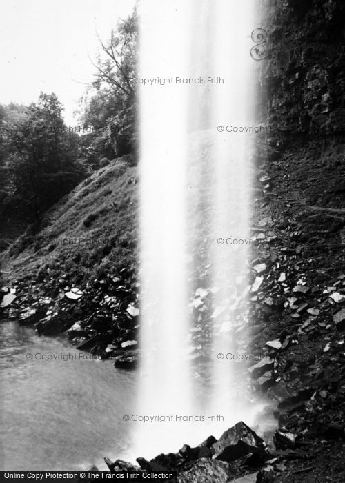 Photo of Hardraw, The View From Behind The Waterfall c.1955
