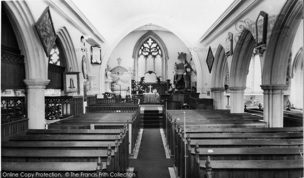 Photo of Harefield, St Mary's Church, Interior c.1965