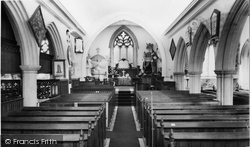 St Mary's Church, Interior c.1965, Harefield
