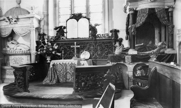 Photo of Harefield, St Mary's Church, Interior c.1965