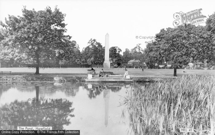 Photo of Harefield, The Pond c.1965