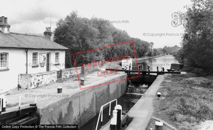 Photo of Harefield, Widewater Lock, Grand Union Canal c.1965