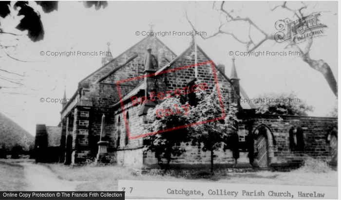 Photo of Harelaw, St Thomas' Church, Collierley Parish c.1955