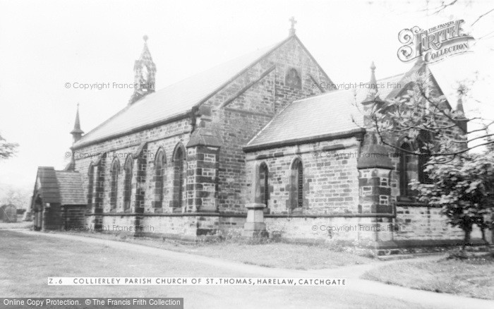 Photo of Harelaw, The Church Of St Thomas, Collierley Parish c.1955