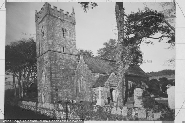 Photo of Harford, St Petroc's Church c.1955