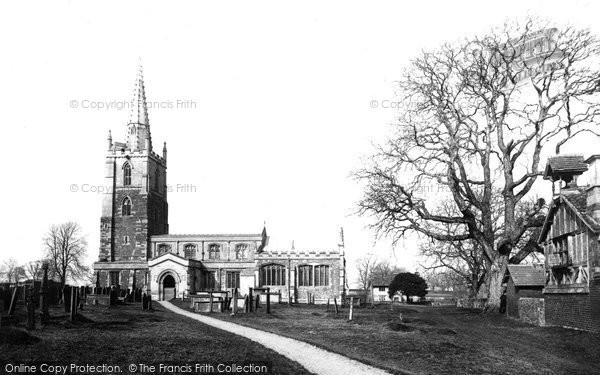 Photo of Harlaxton, Church And Schools 1890