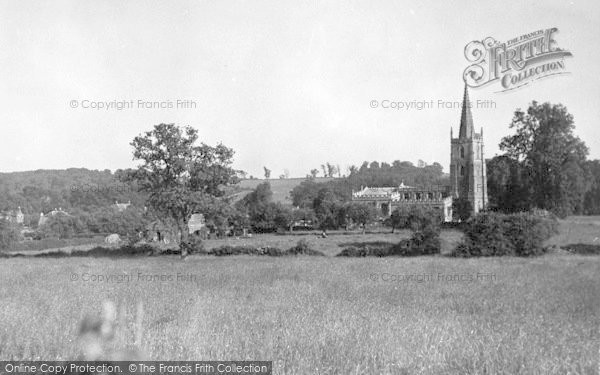 Photo of Harlaxton, Church And Village c.1955