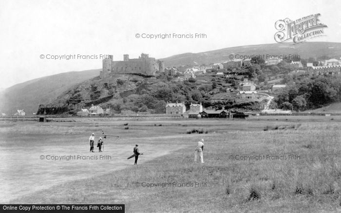 Photo of Harlech, Castle and Golf Links 1908