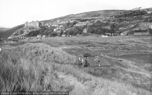 Photo of Harlech, Castle And Golf Links 1936
