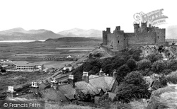 Castle And Snowdon c.1956, Harlech