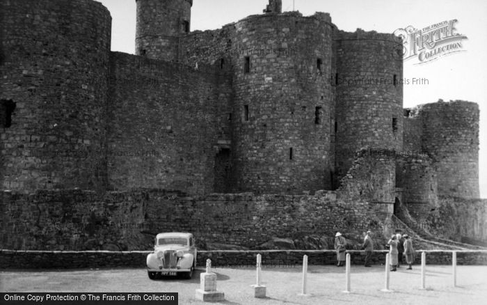 Photo of Harlech, Castle, From The Car Park 1952