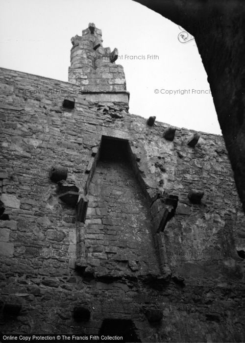 Photo of Harlech, Castle, Interior Wall 1952