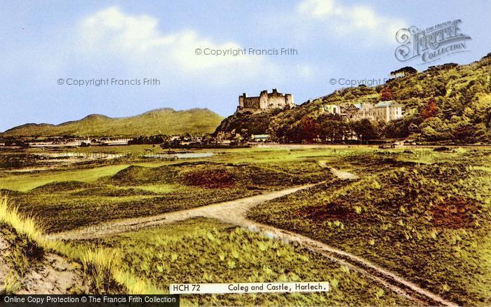 Photo of Harlech, Coleg And Castle c.1960