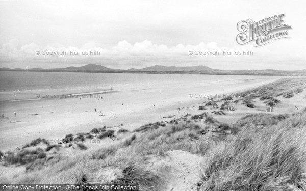 Photo of Harlech, The Beach From Ideal Caravan Park c.1960