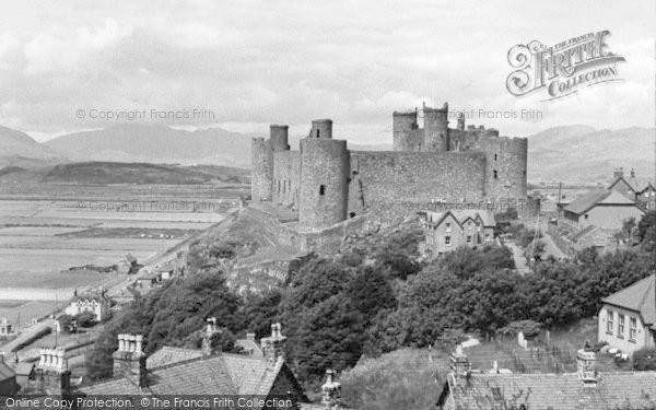 Photo of Harlech, The Castle c.1955