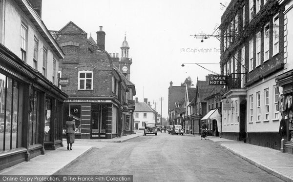 Photo of Harleston, High Street c.1955