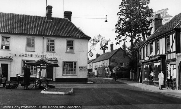 Photo of Harleston, Market Place c.1955