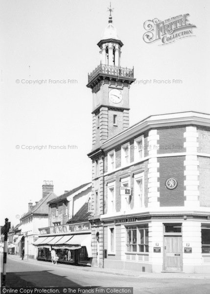 Photo of Harleston, The Clock Tower c.1960