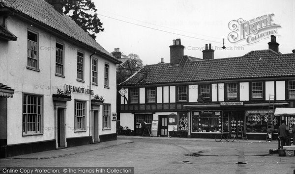 Photo of Harleston, The Market Place c.1955