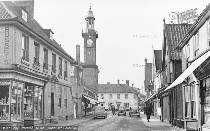 Photo of Harleston, The Thoroughfare c.1955