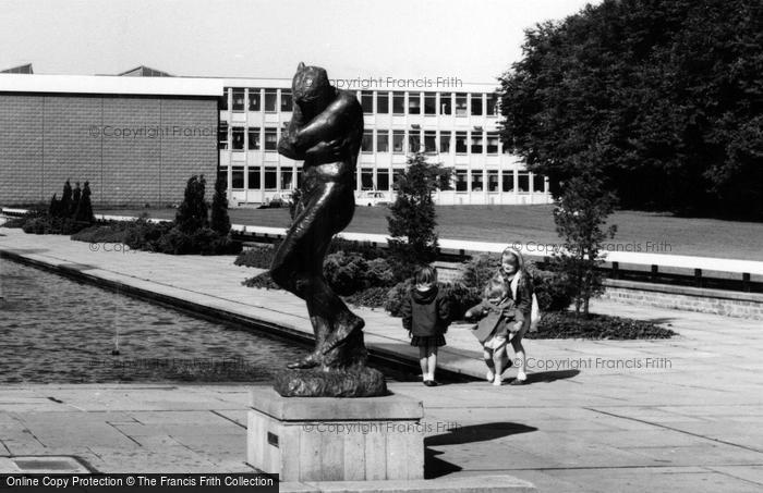 Photo of Harlow, Children By The Water Gardens c.1965