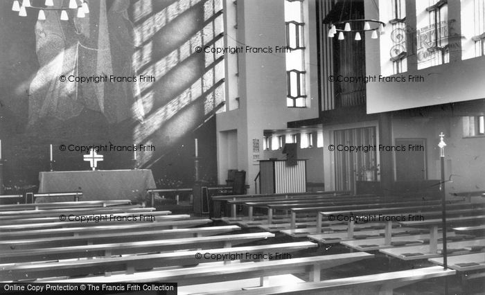 Photo of Harlow, Interior Of St Paul's Church c.1960