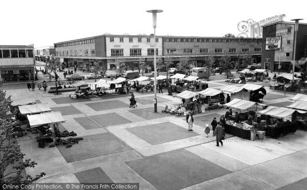 Photo of Harlow, Market Day c.1960