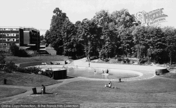 Photo of Harlow, Paddling Pool c.1965