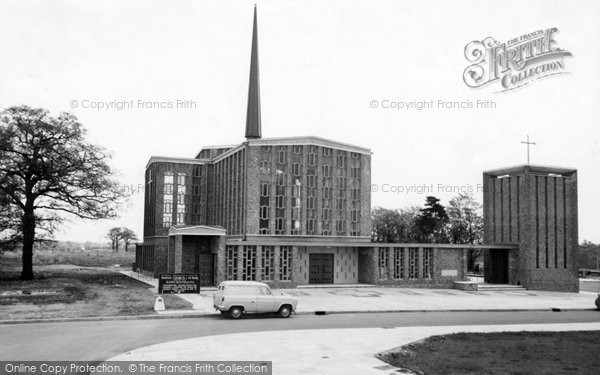 Photo of Harlow, Parish Church Of St Paul c.1960