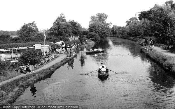 Photo of Harlow, River Stort c1955