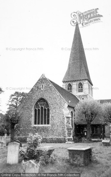 Photo of Harlow, St Mary And St Hugh Parish Church, Old Harlow c.1960
