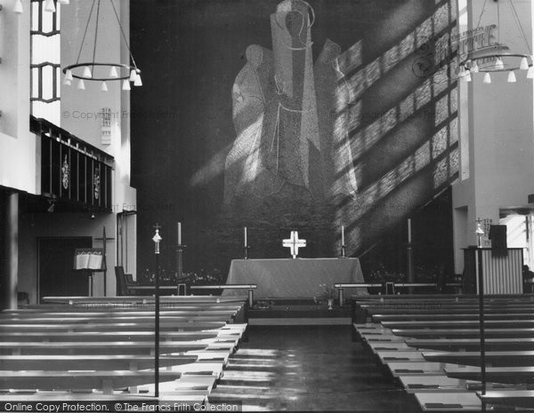 Photo of Harlow, St Paul's Church Interior c.1960