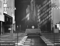 St Paul's Church Interior c.1960, Harlow