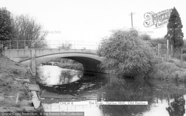 Photo of Harlow, The River, Harlow Mill c.1955