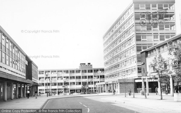 Photo of Harlow, West Walk c.1965