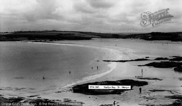 Photo of Harlyn Bay, c.1955