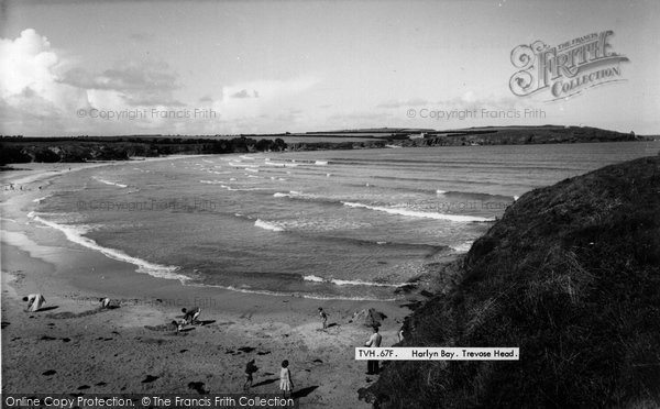 Photo of Harlyn Bay, c.1955