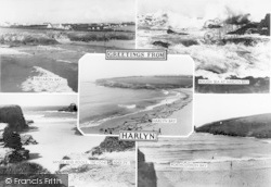 Composite, Greetings From Harlyn c.1960, Harlyn Bay