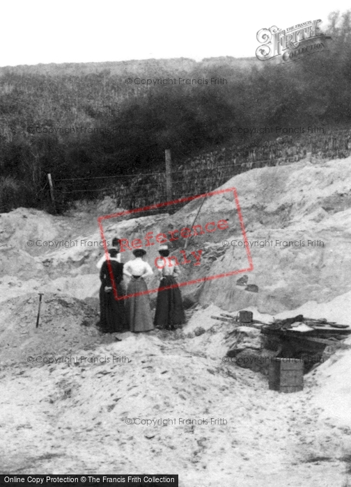 Photo of Harlyn Bay, Ladies At The Excavations 1901