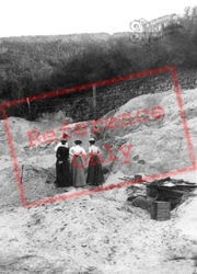 Ladies At The Excavations 1901, Harlyn Bay