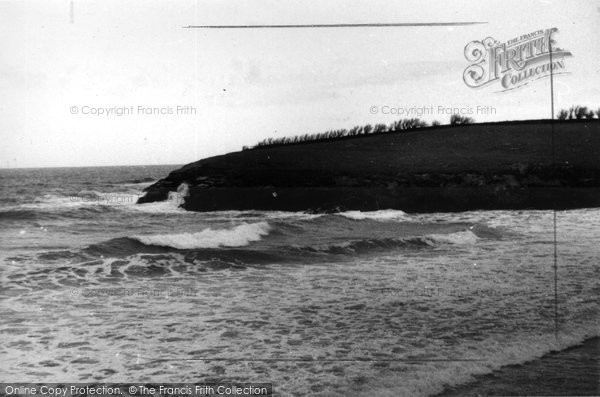Photo of Harlyn Bay, North Point c.1955