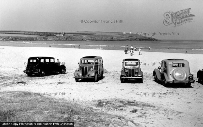 Photo of Harlyn Bay, The Beach c.1955
