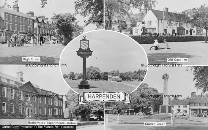 Photo of Harpenden, Composite c.1960