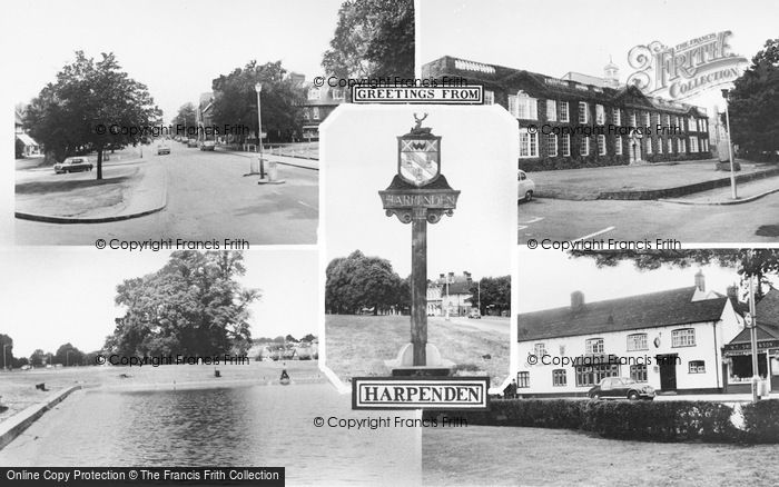 Photo of Harpenden, Composite c.1965